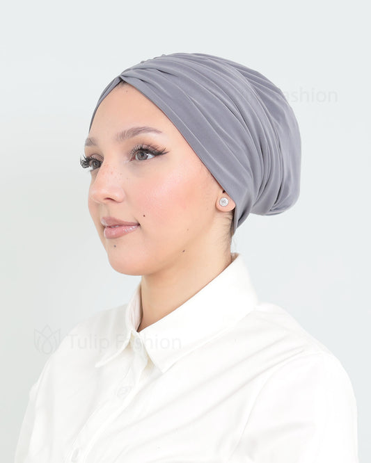 Turban - Lotus - Gray