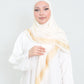 Hijab - Square Chiffon 120 cm - Cream