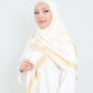 Hijab - Square Chiffon 120 cm - Cream
