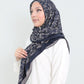 Hijab - Square Viskon 120 cm - Midnight Blue