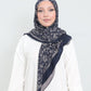Hijab - Square Viskon 120 cm - Midnight Blue