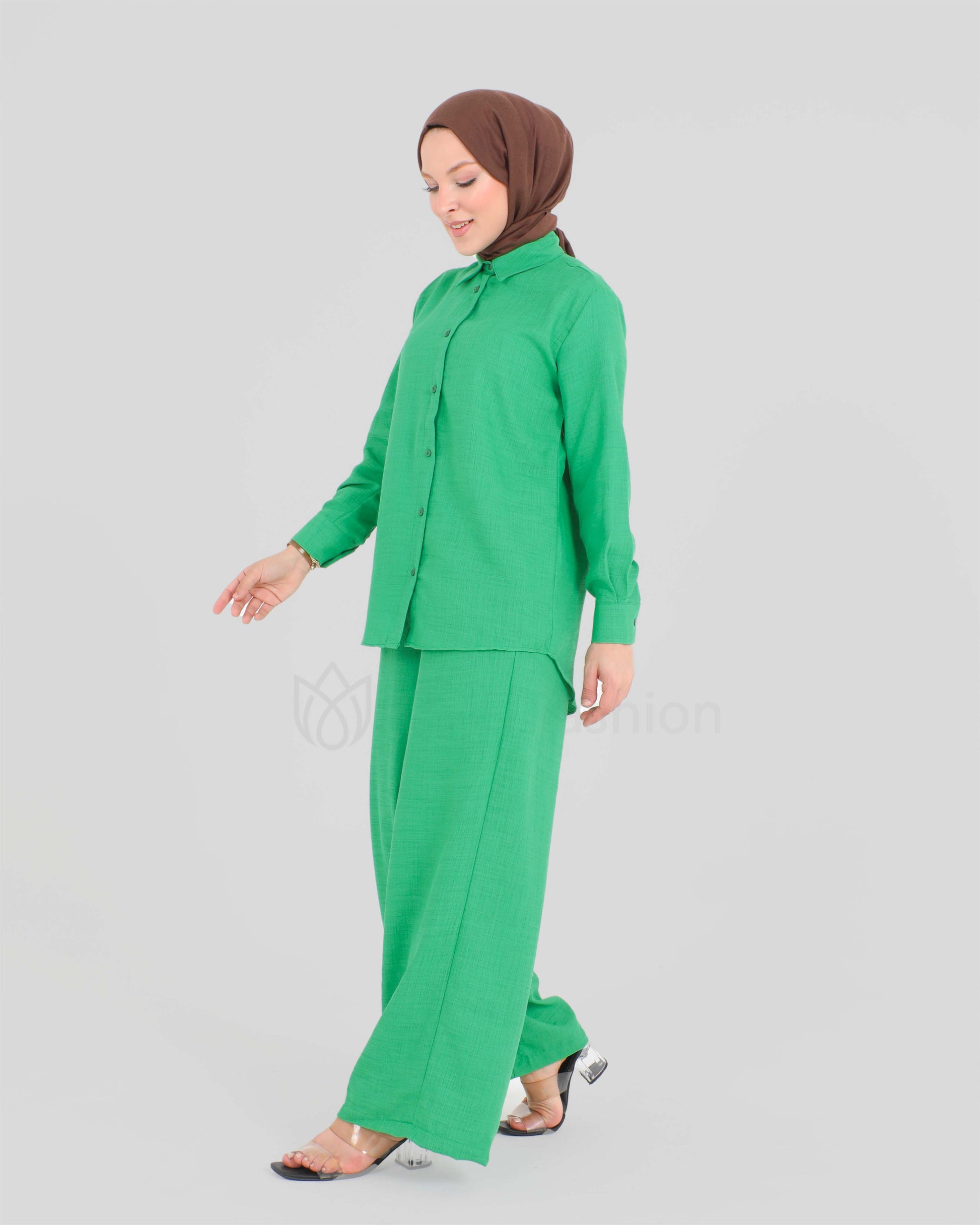Shirt set with pants - Green