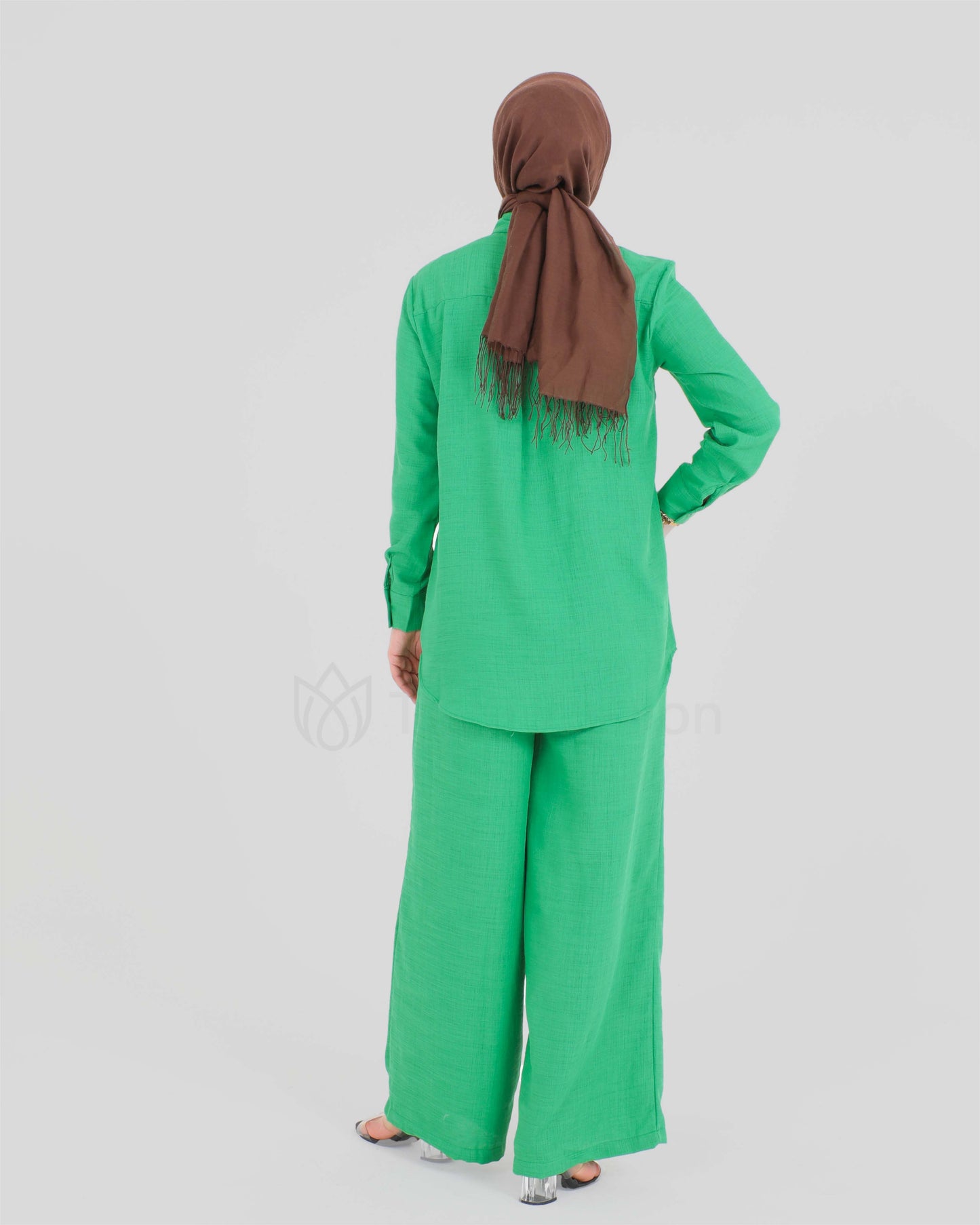 Shirt set with pants - Green