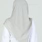 Hijab - chiffon stripes 120 cm - Gray