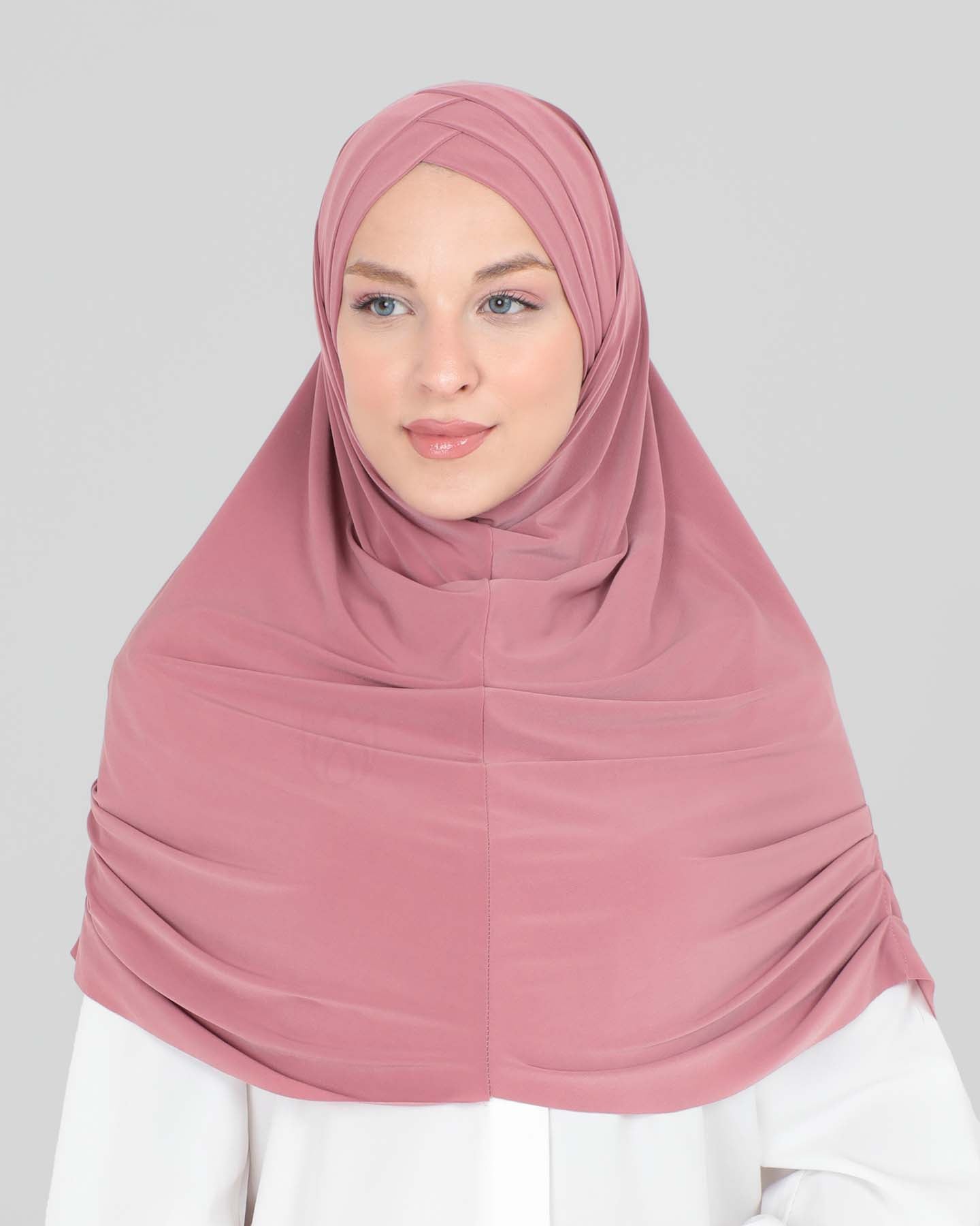 Hijab - Al Amira cross with cap - Pink