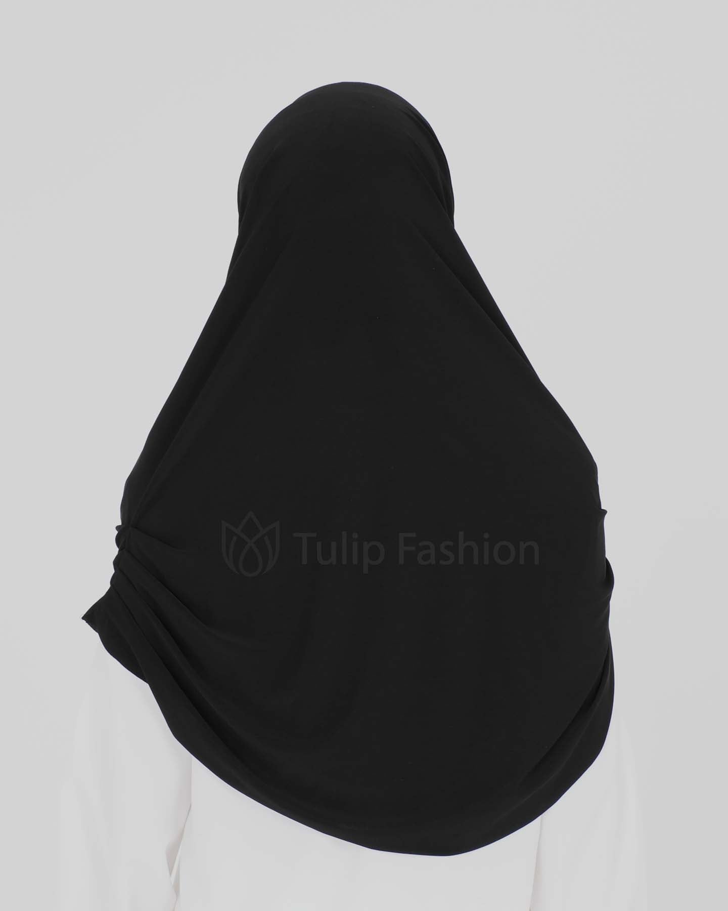 Hijab - Al Amira cross with cap - Black