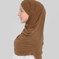 Hijab - Al Amira cross with cap - Caramel Brown