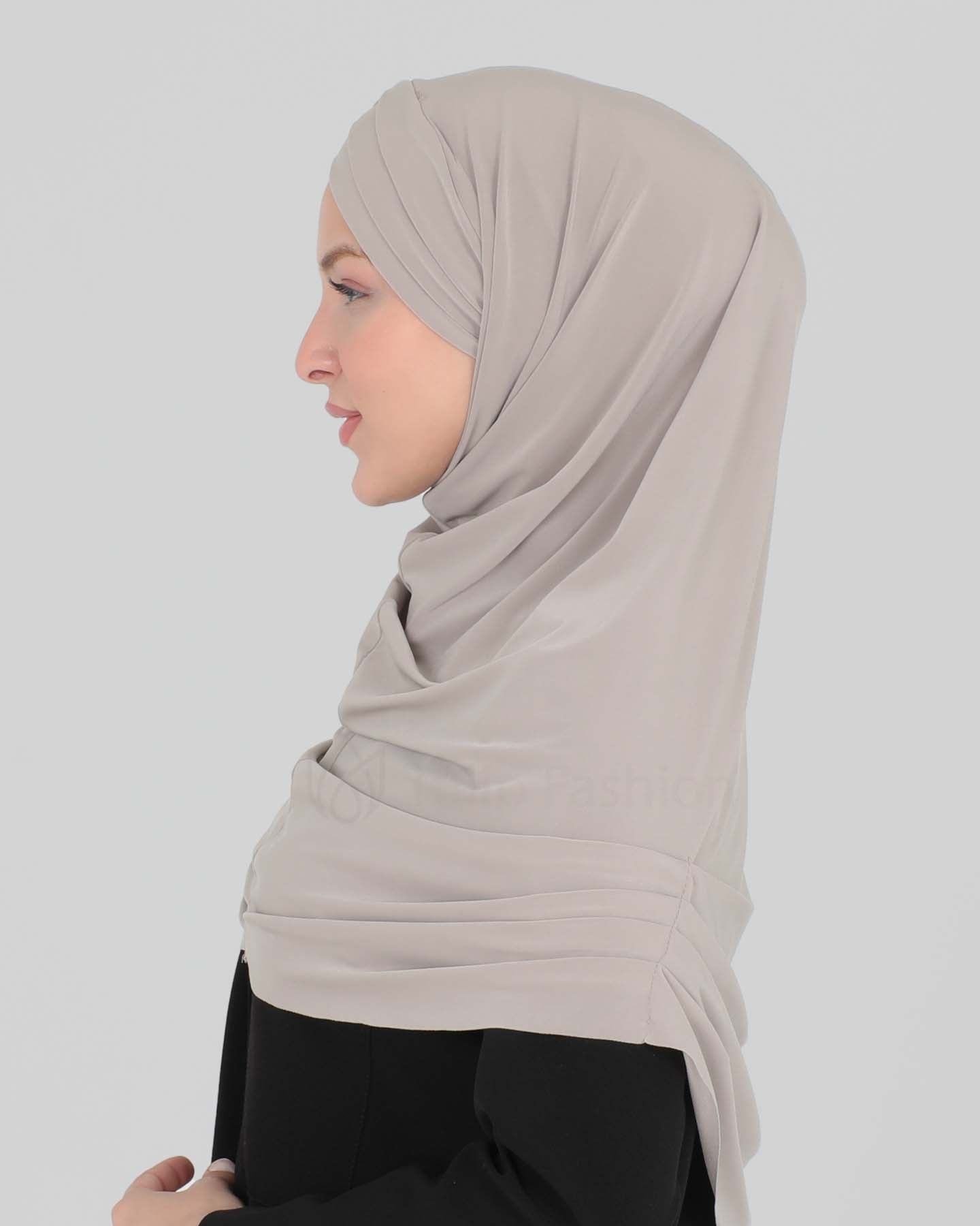 Hijab - Al Amira cross with cap - Taupe