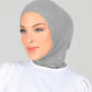 Hijab - Stretch Jersey One Piece - Gray