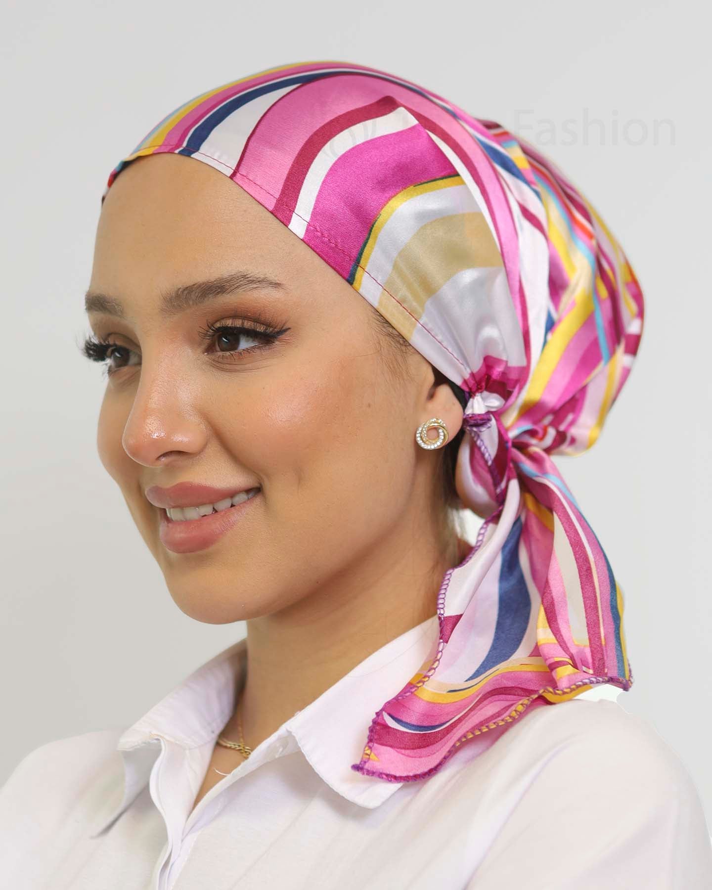 Turban - Gestina -  Fuchsia