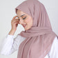 Hijab - chiffon stripes 120 cm - Mauve