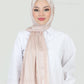 Hijab - Satin Stripes - Powder Pink