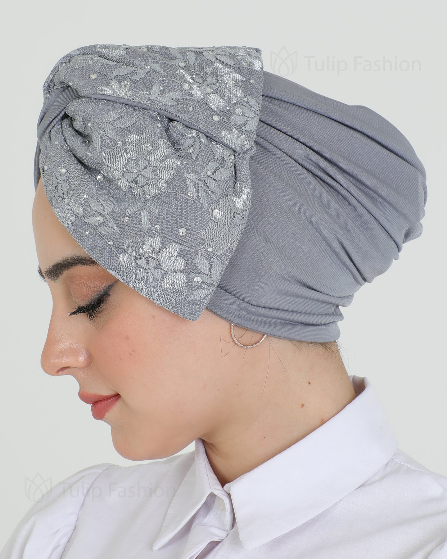 Turban - Tori - Gray