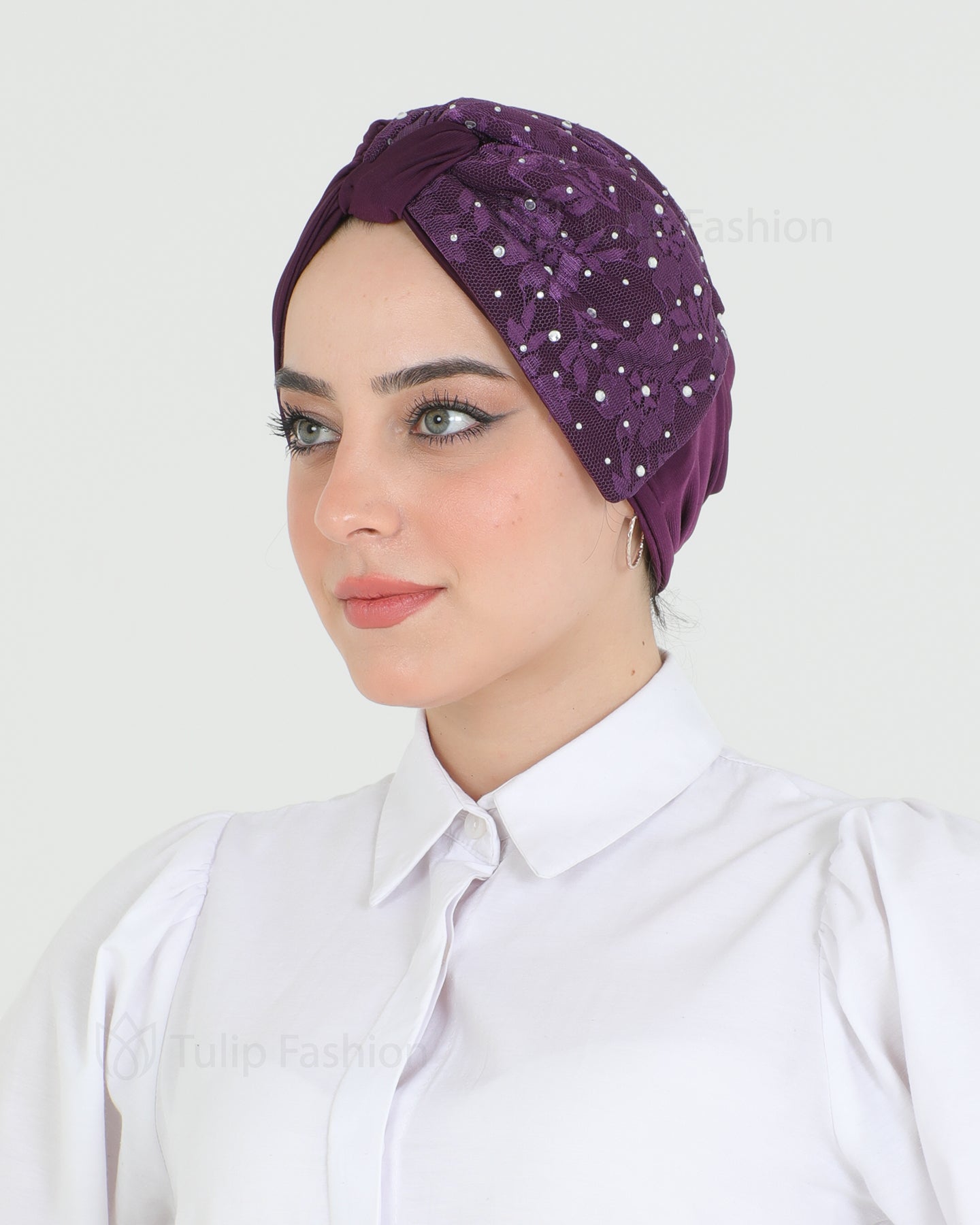 Turban - Tori - Dark Purple