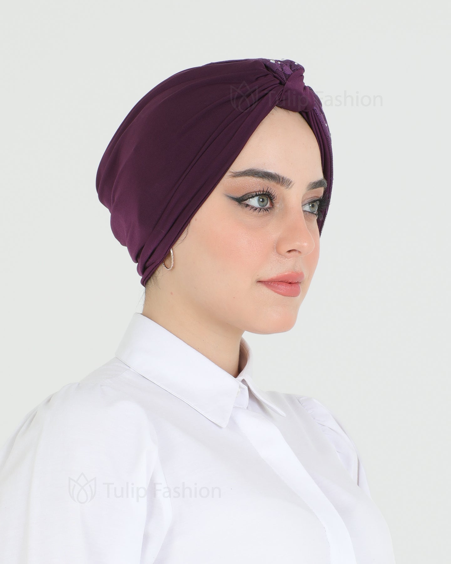 Turban - Tori - Dark Purple