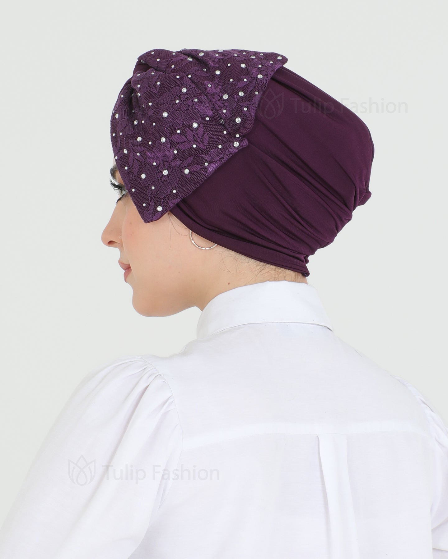 Turban - Tori - Dark Purple