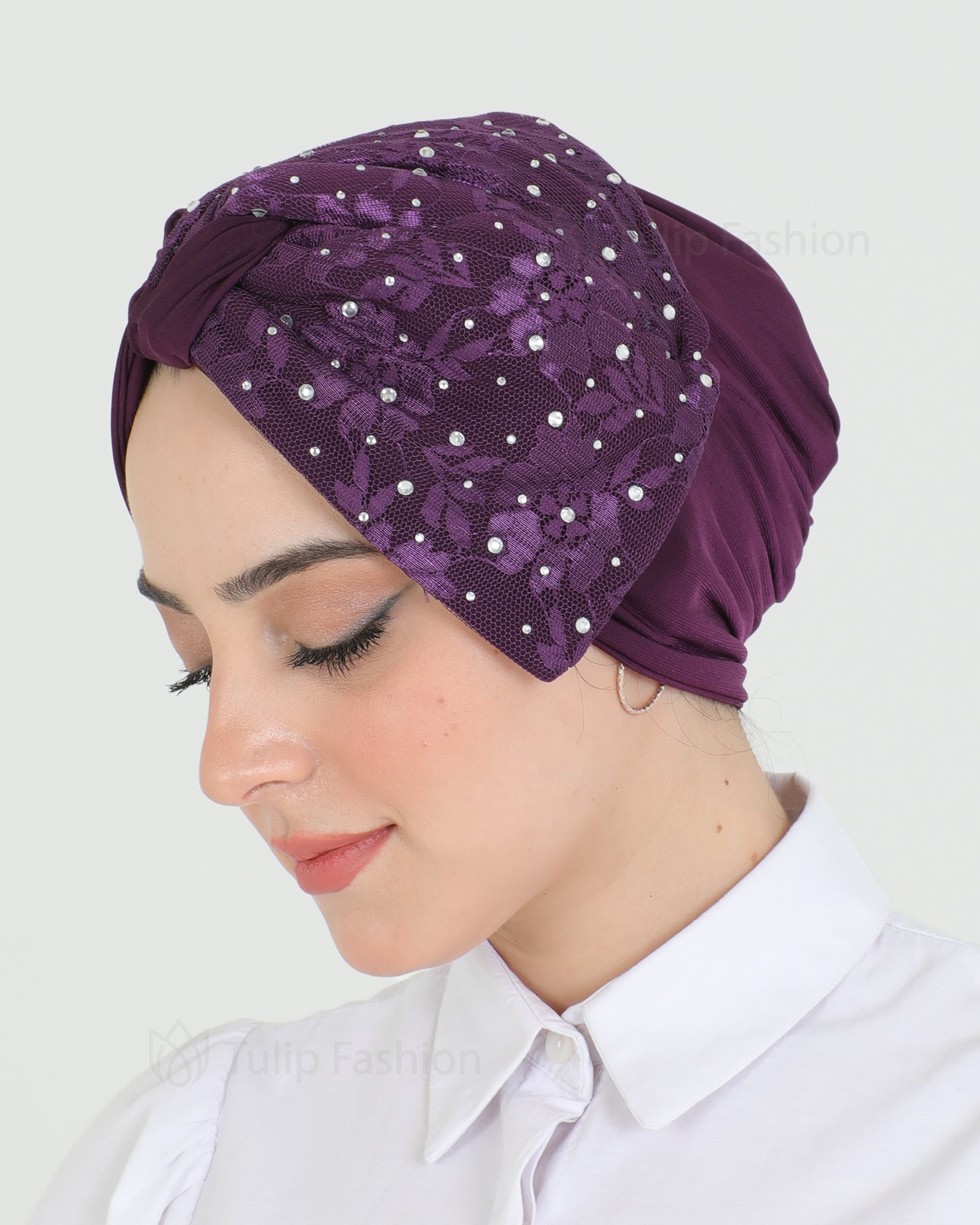 Turban - Tori - Dark Purple