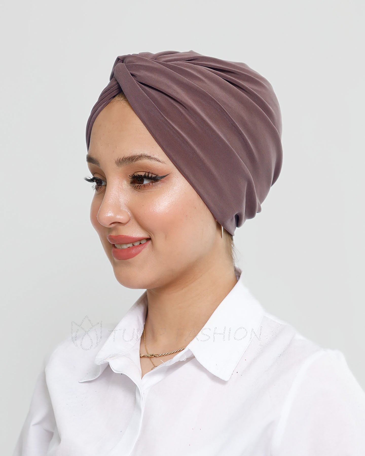 Turban - Olivine - Old Mauve