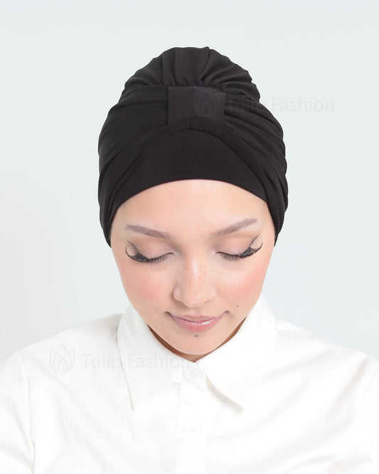 Turban - Lavender - Black