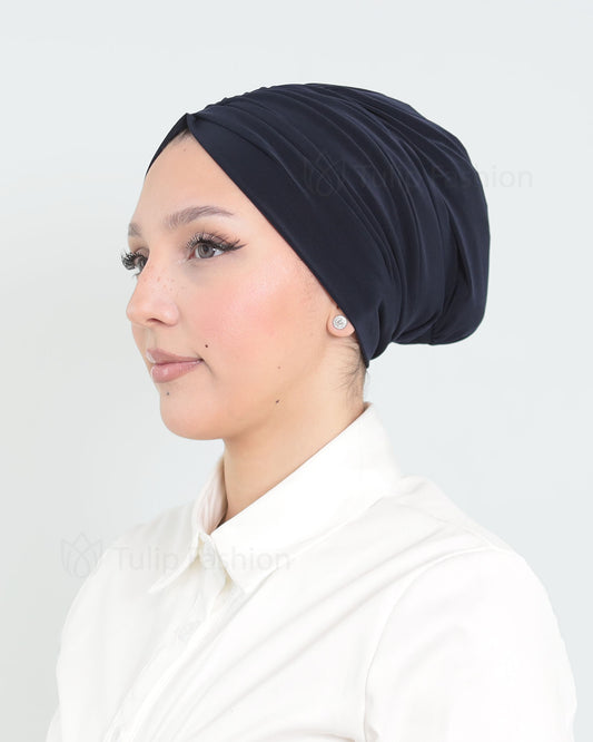 Turban - Lotus - Midnight Blue