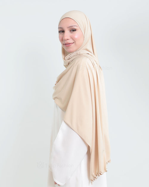 Hijab - Lycra - Beige