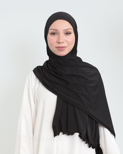 Hijab - Lycra - Black