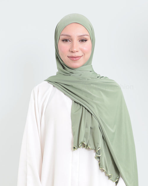 Hijab - Lycra - Green