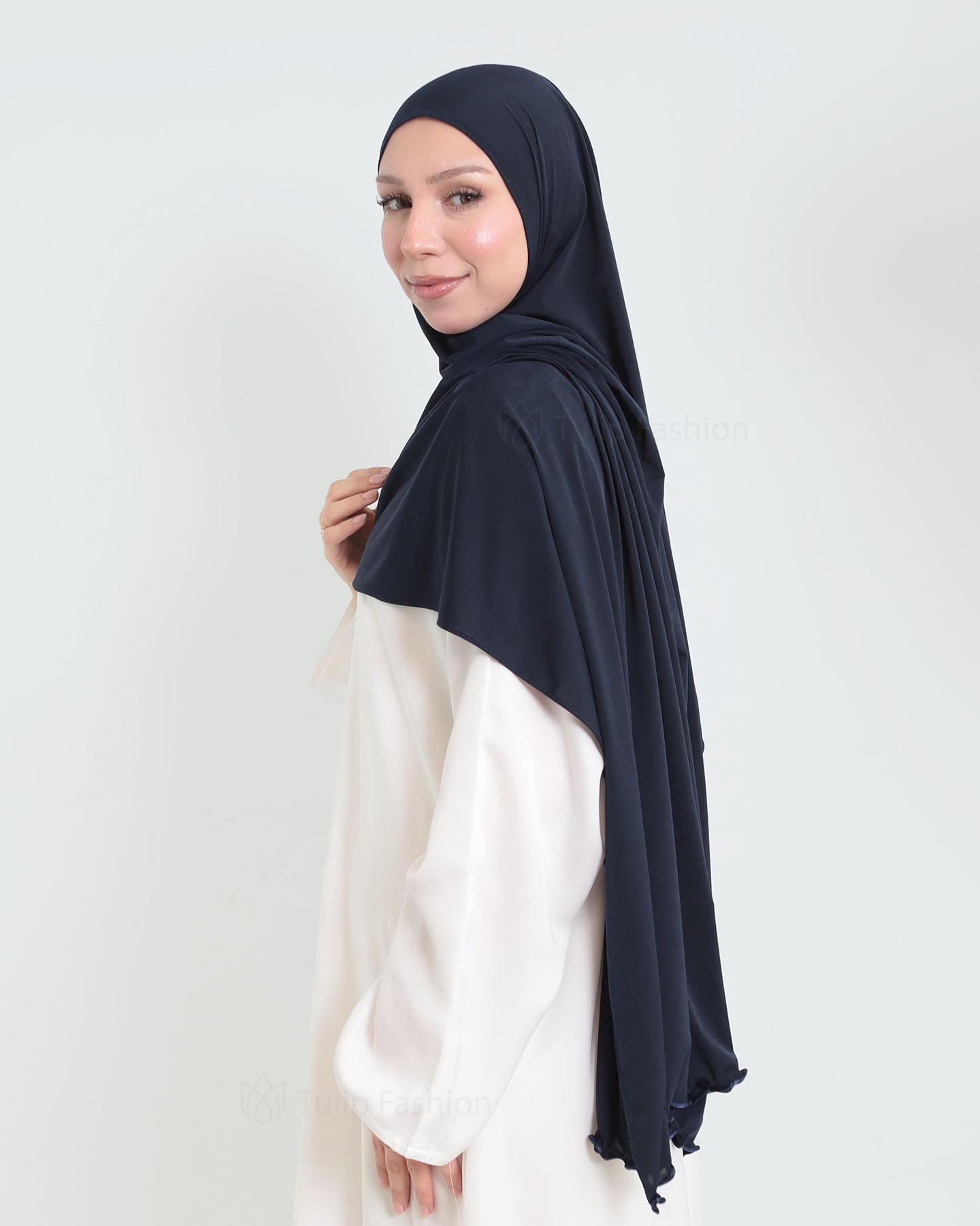 Hijab - Lycra - Midnight blue