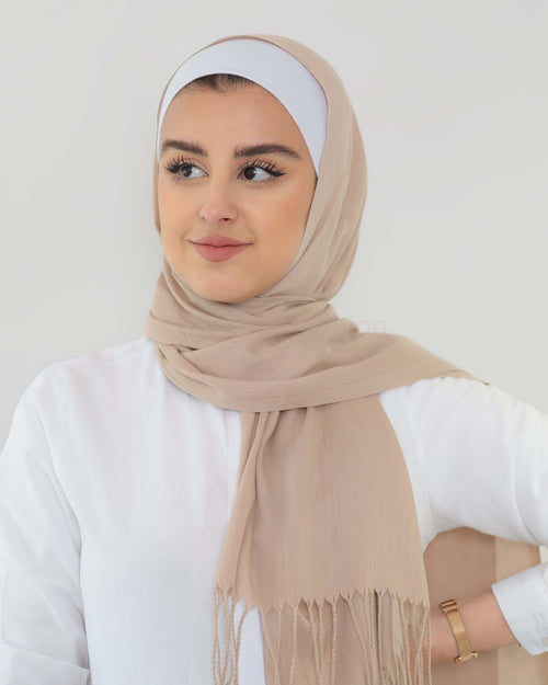 Hijab - Pashmina - Taupe