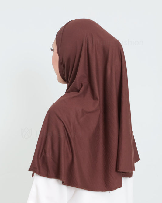 Hijab - Al Amira X-Large - One Piece - Brown