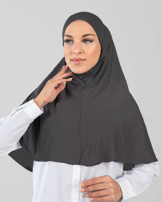 Hijab - Al Amira X-Large - One Piece - Dark grey