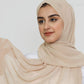 Hijab - Chiffon - Nude Beige