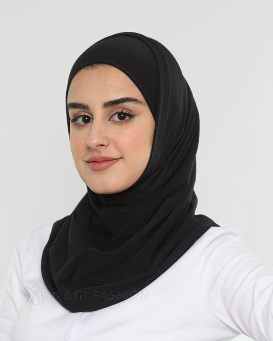 Hijab Al Amira Lycra - Black