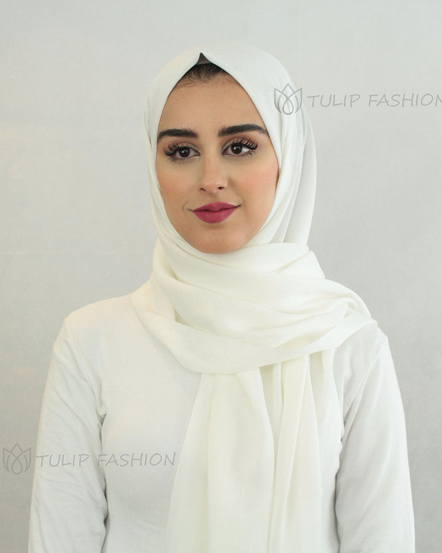 Hijab - Pashmina - Off-White