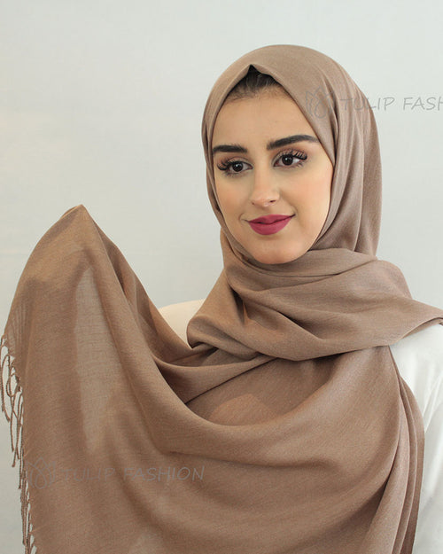 Hijab - Pashmina - Hazel Brown