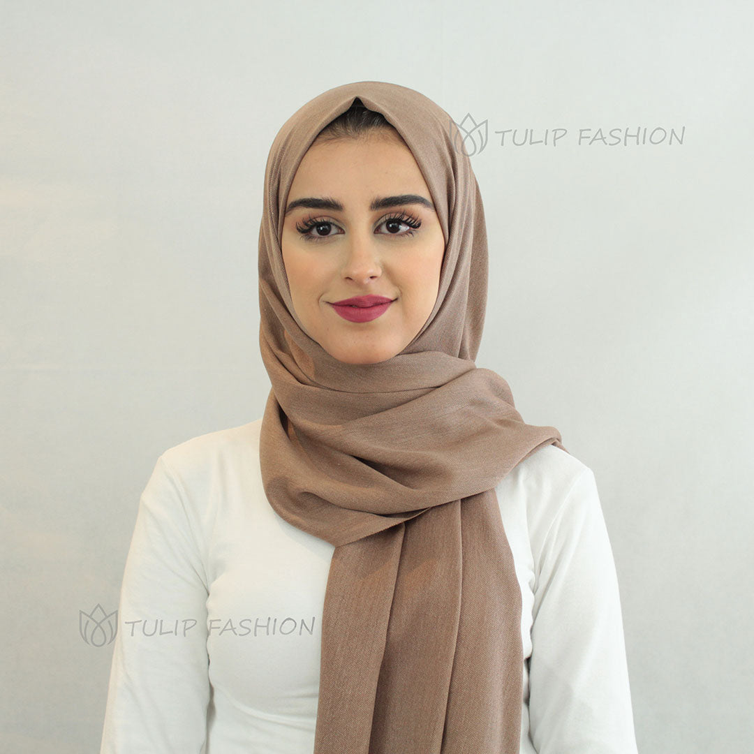 Hijab - Pashmina - Hazel Brown