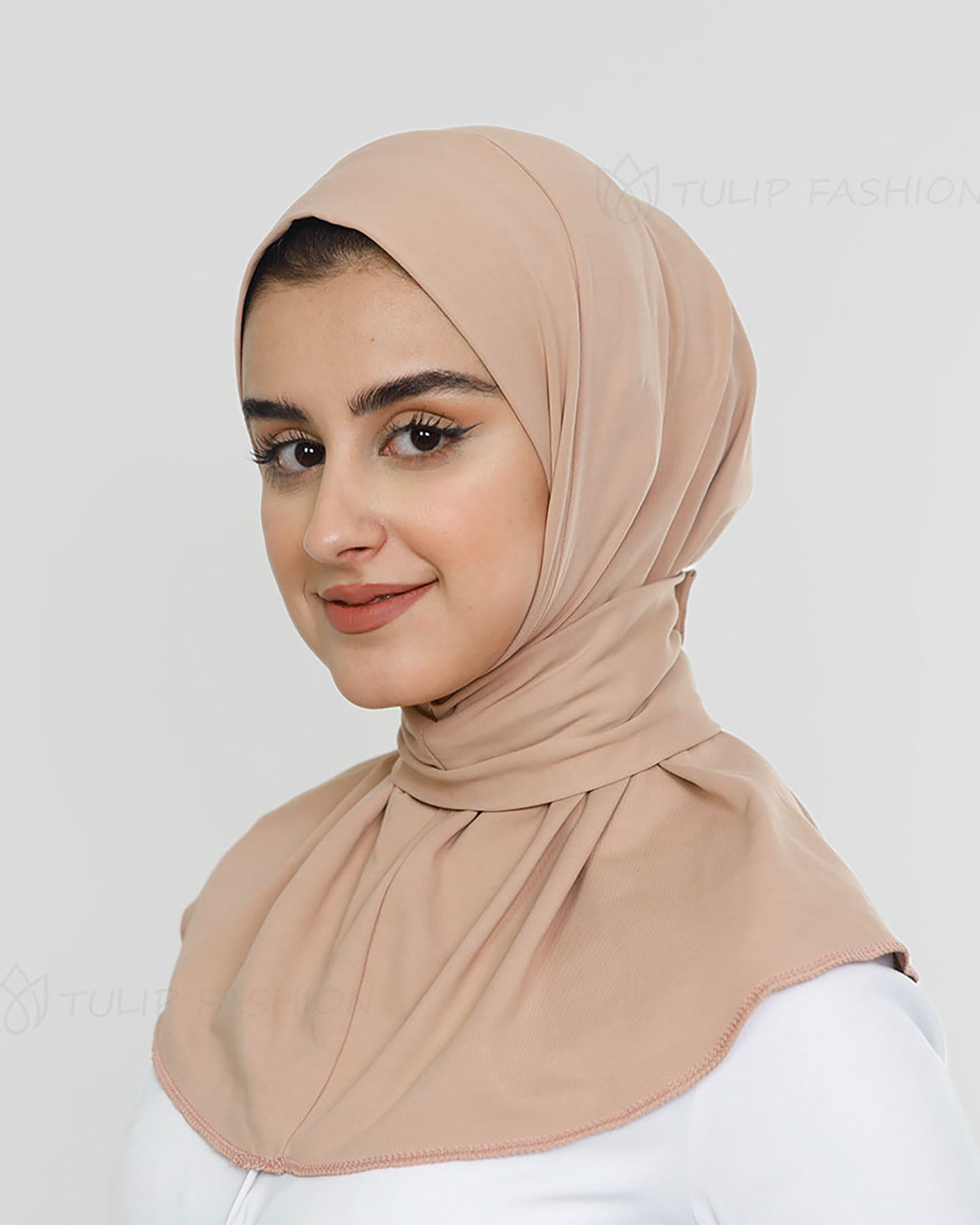 Al Amira Instant Hijab - Nude Beige