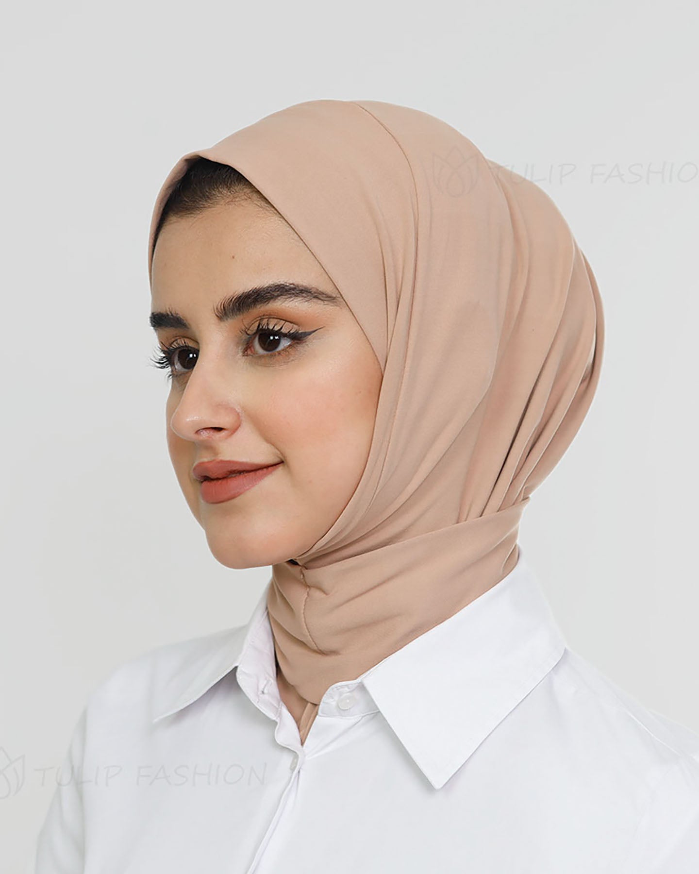 Al Amira Instant Hijab - Nude Beige