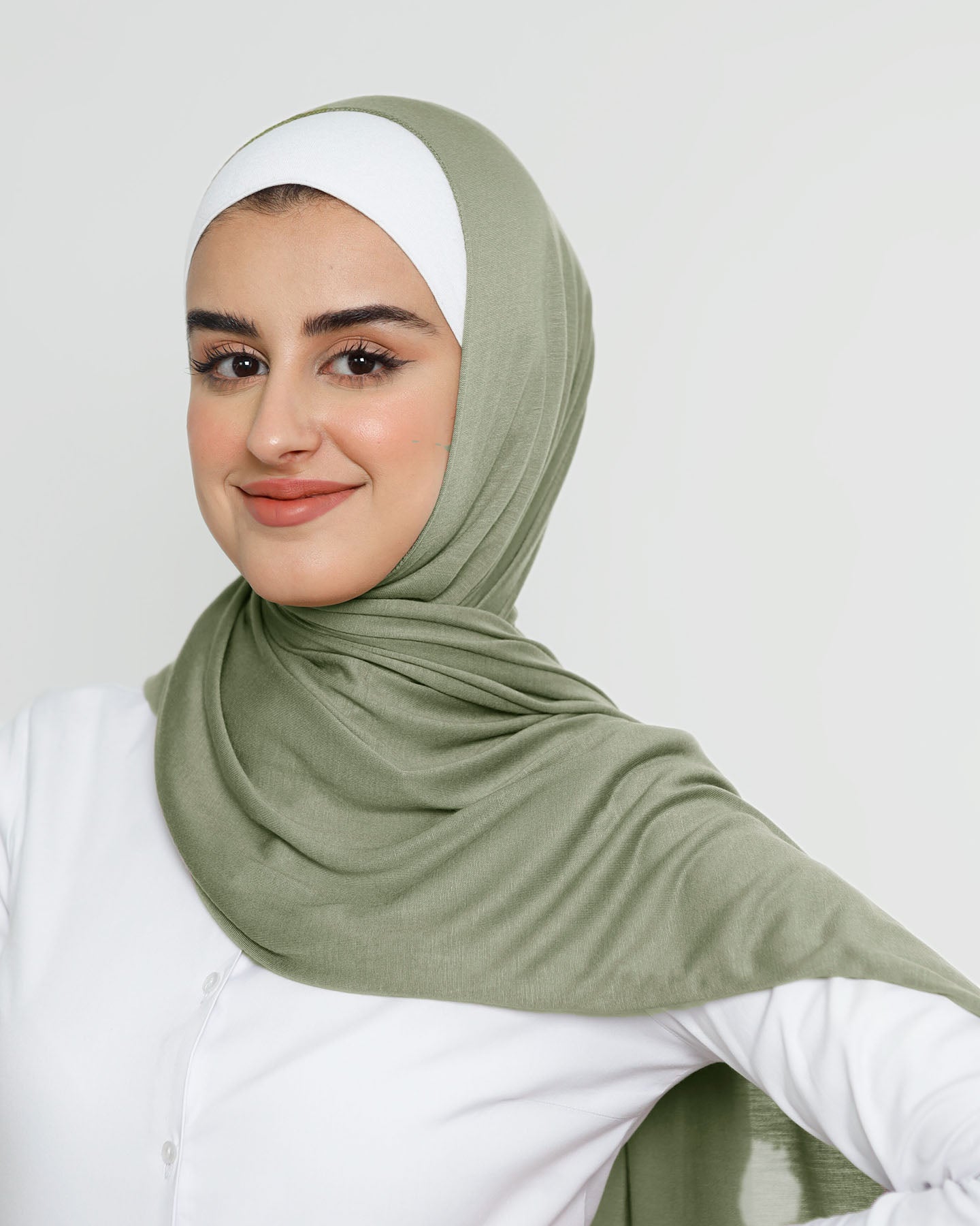 Hijab - Stretch Jersey - Pistachio Green