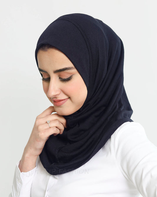 Hijab - Al Amira - One Piece - Midnight Blue