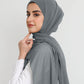 Hijab - Instant Chiffon With Cap - Medium GrayHijab - Instant Chiffon With Cap - Medium Gray