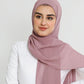 Hijab - Instant Chiffon With Cap - Mauve