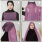 Hijab - Instant Chiffon With Cap - Light Mauve