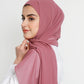 Hijab - Instant Chiffon With Cap - Deep Mauve