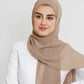 Hijab - Instant Chiffon With Cap - Hazel Brown