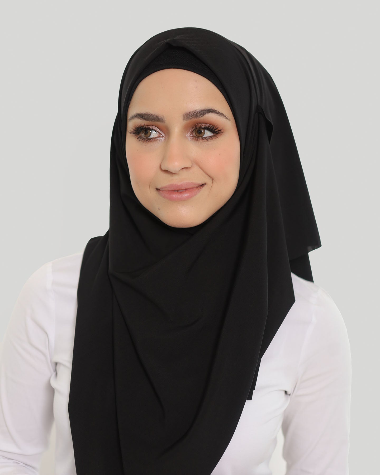 Hijab - Instant Lycra Loop - Black