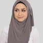 Hijab - Instant Lycra Loop - Taupe