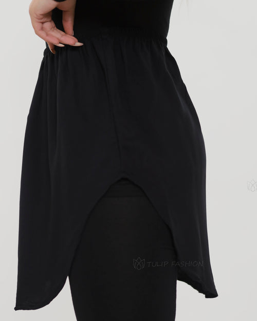 Rana Viscose Skirt - Black