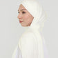 Hijab - Instant Jersey Cross - Off-White