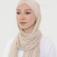 Hijab - Instant Jersey Cross - Beige